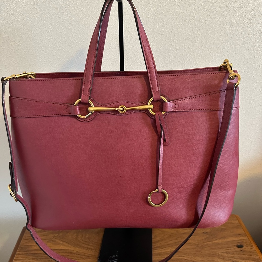 Bright Bit Leather Shoulder Bag
